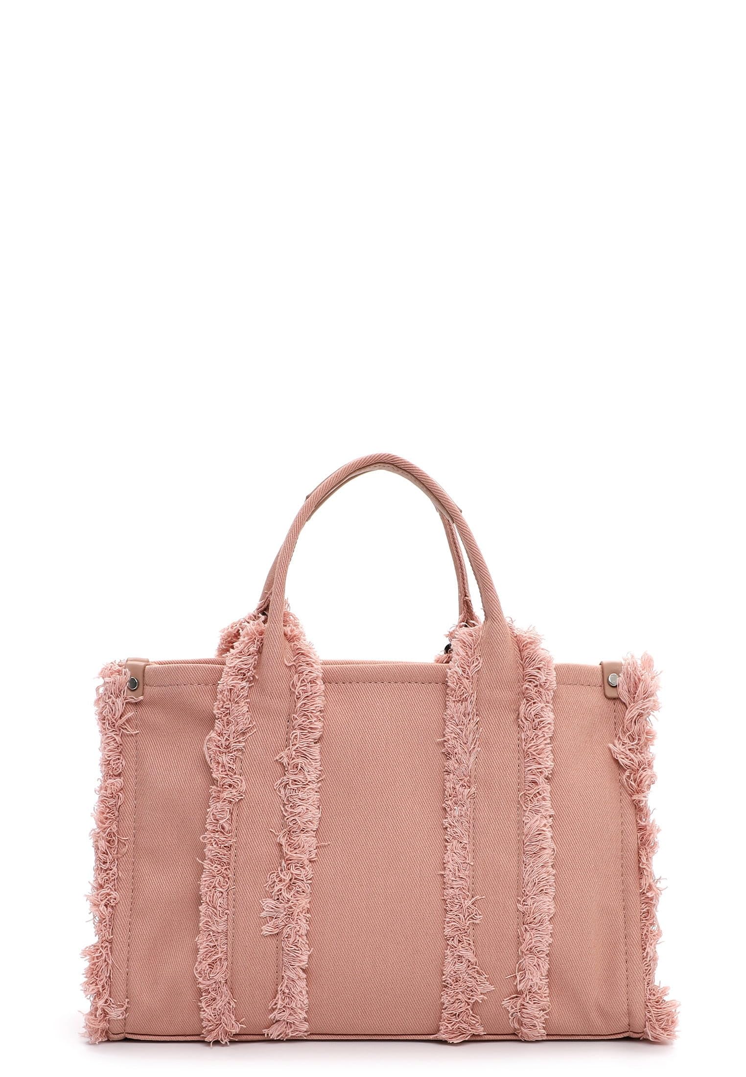 SURI FREY Kally Cityshopper Shopper Rose Denim-Optik