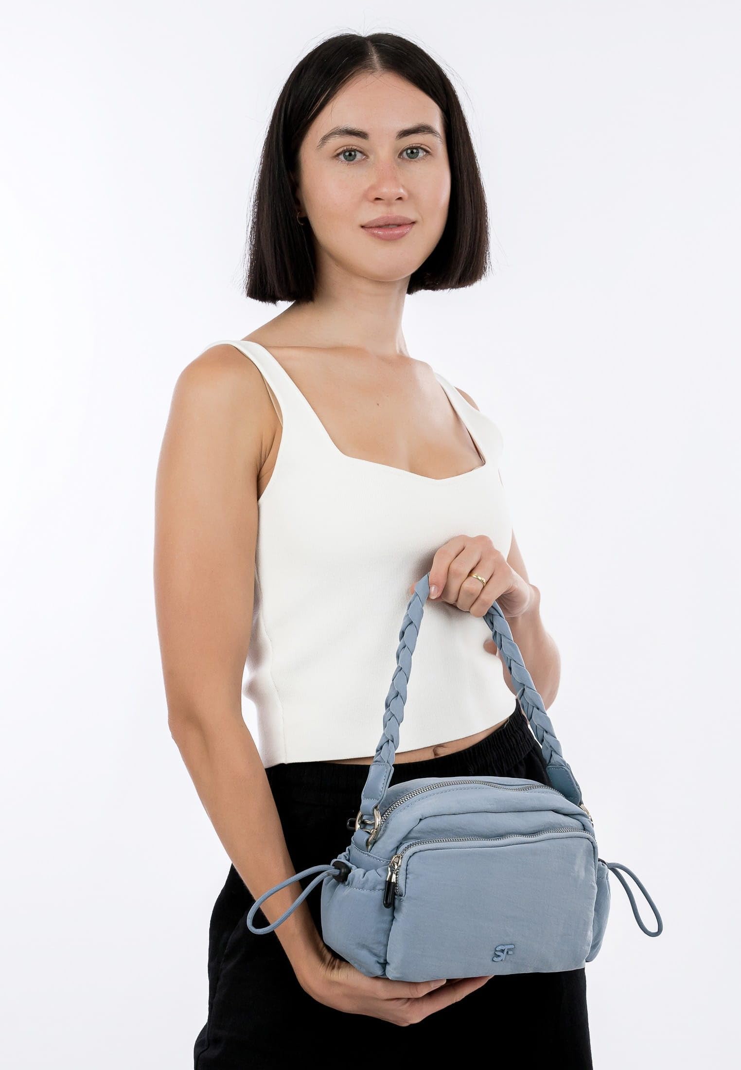 SURI FREY Abby Crossover Bag Umhängetasche Denim
