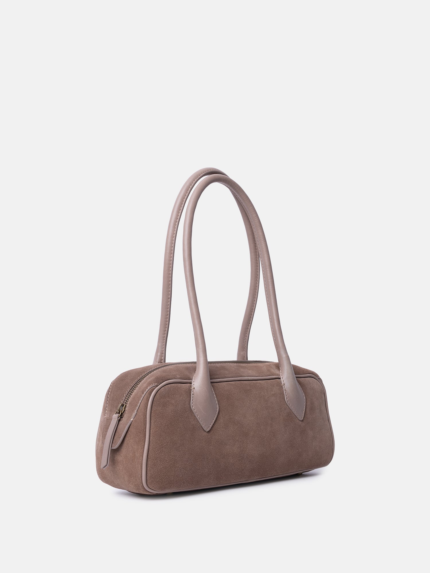 RE:DESIGNED Solin Small Handtasche Grau Vollleder