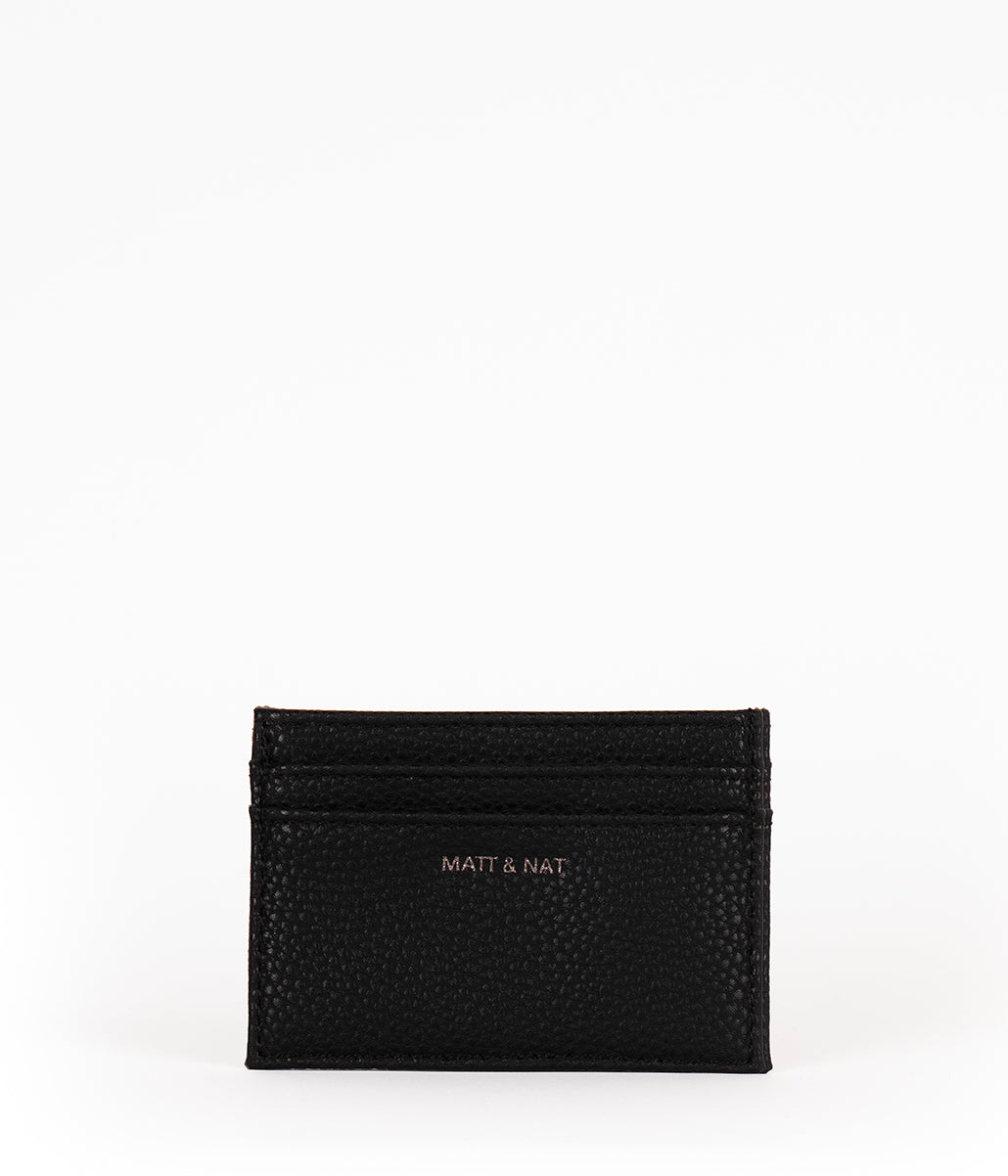 Matt & Nat Max Grain Kartenetui Schwarz 5 Fächer