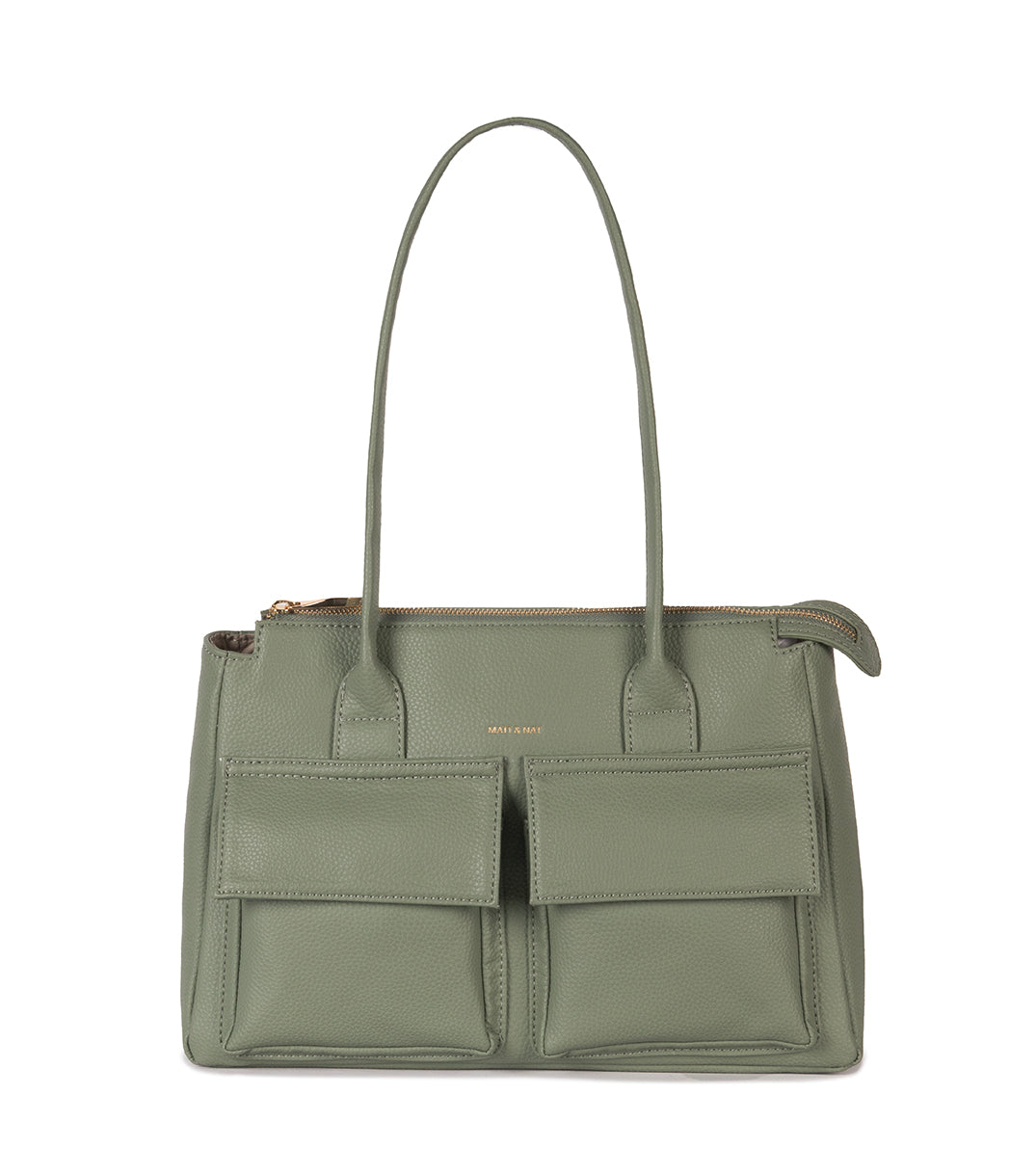 Matt & Nat Grain Jordi Tote Satchel Schwarz