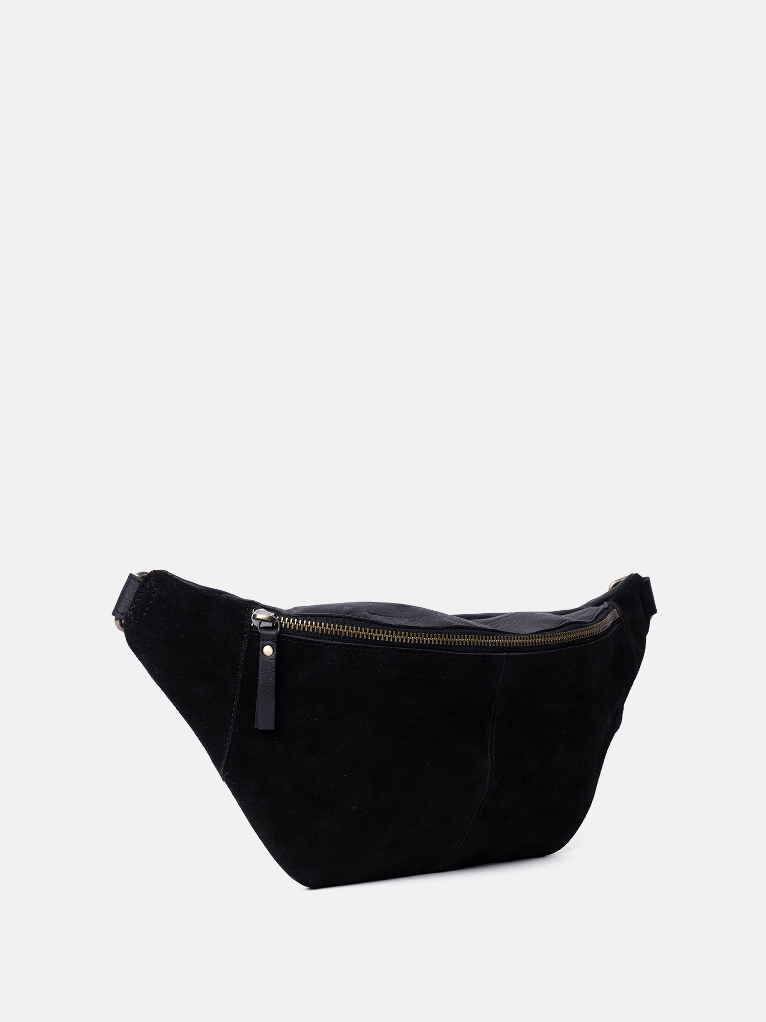RE:DESIGNED Selma 6689 Bauchtasche Schwarz mit Gurt
