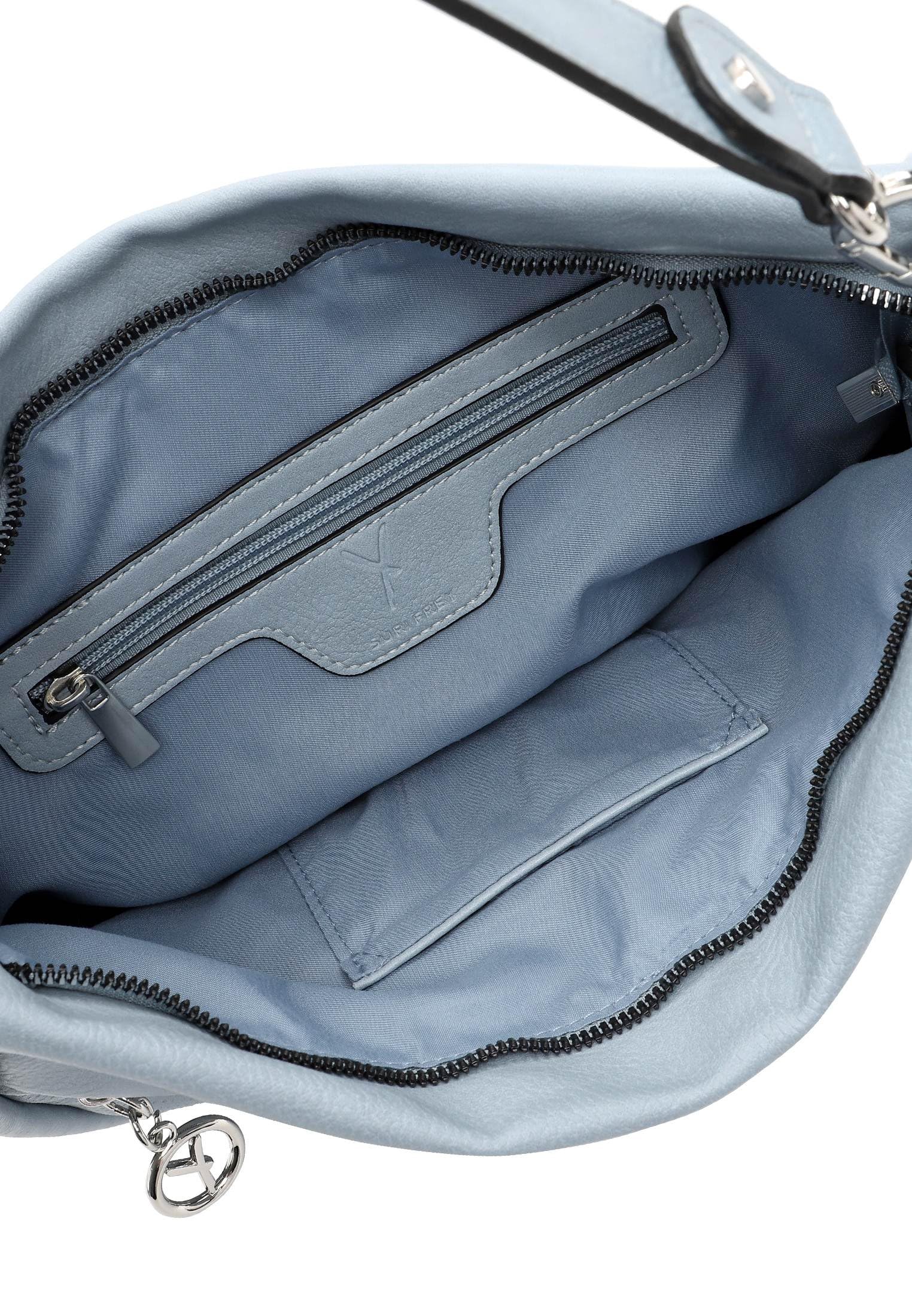 SURI FREY Patsy Shoulderbag Schultertasche Crystal Blue perforiert