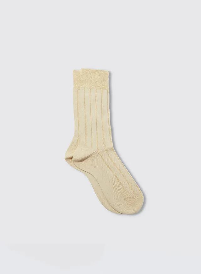 Maria la Rosa WD121UN0178 Socken Beige Lurex