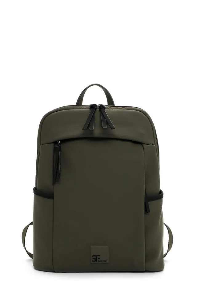 SURI FREY SFY Shiny Cityrucksack Oliv Laptopfach