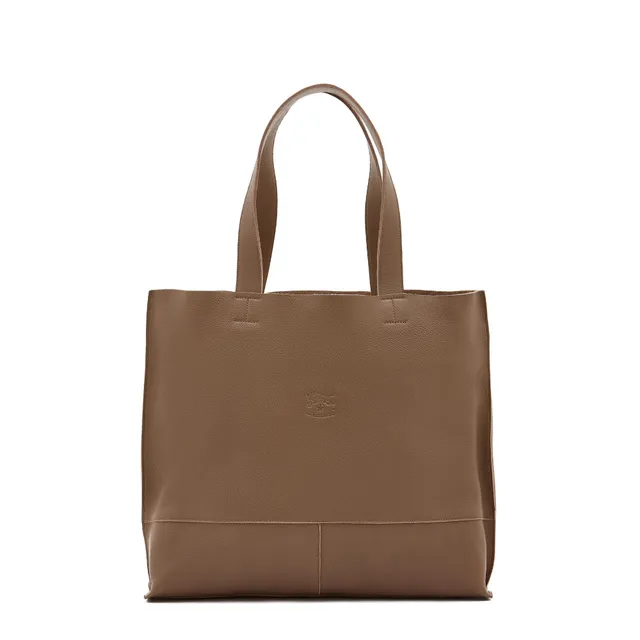 Il Bisonte Talamone Shopper tortora Vollleder