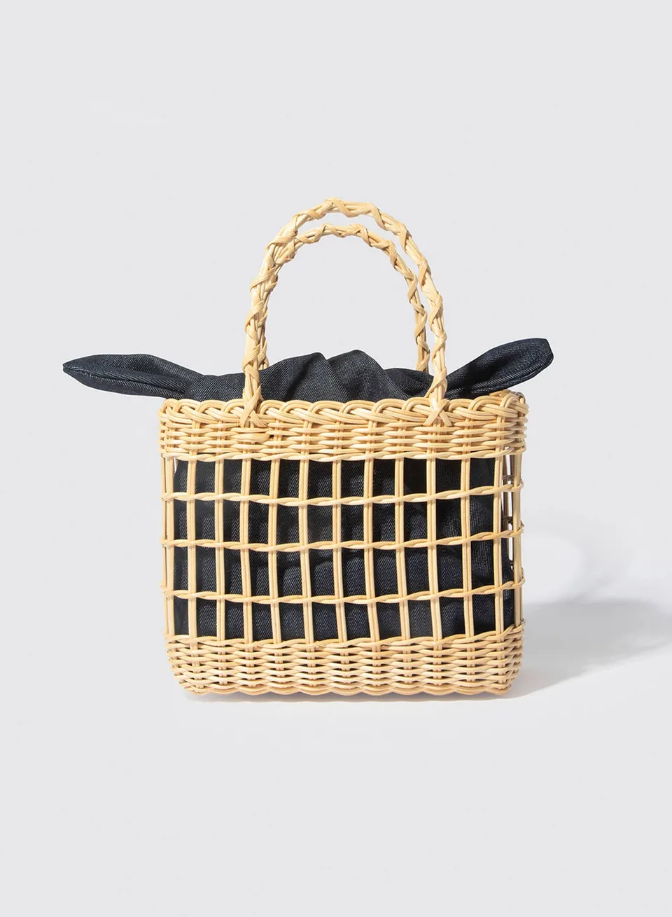Maria la Rosa Wapiti Basket Square Korb Natural Stroh