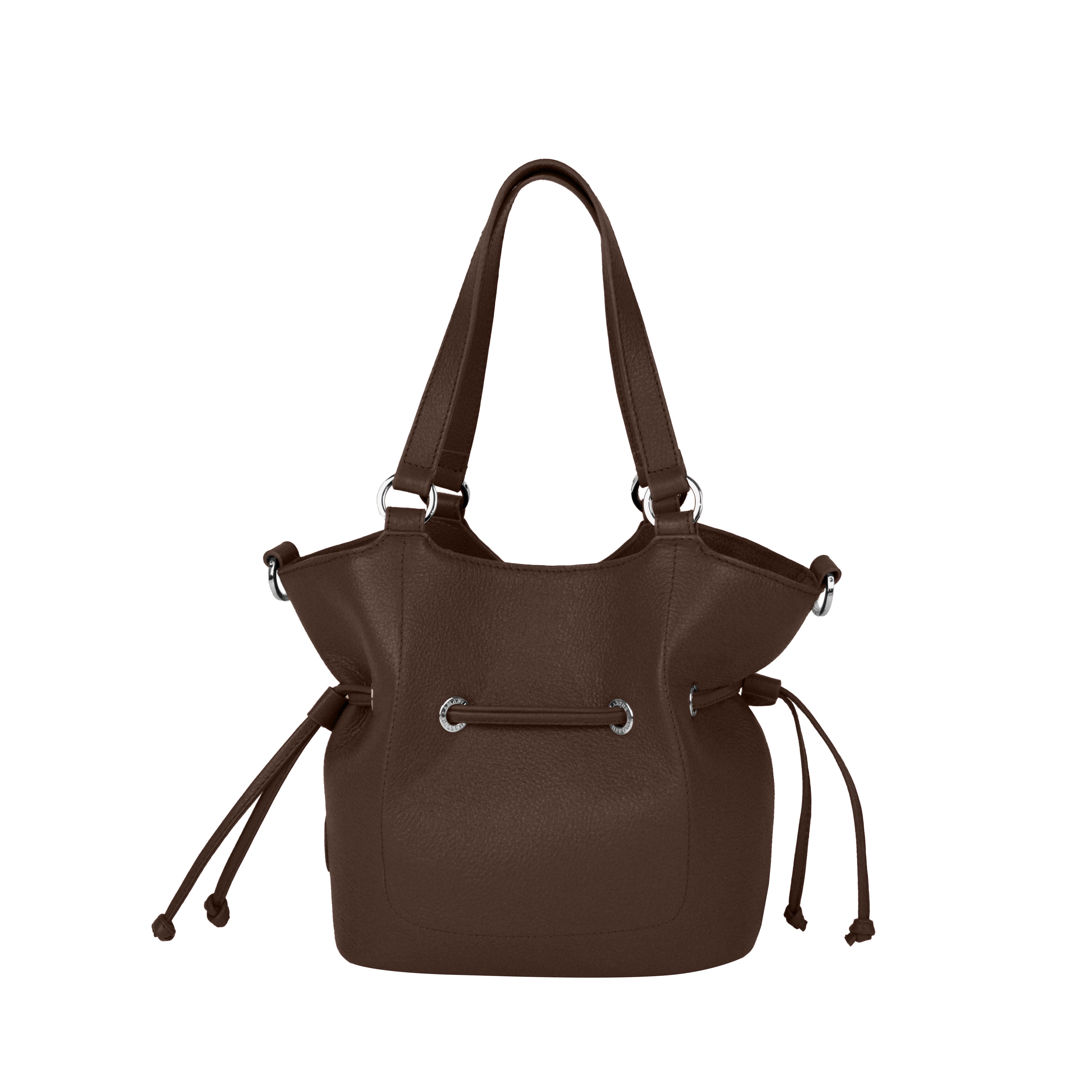 Lamarthe Paris Handtasche Braun Vollleder