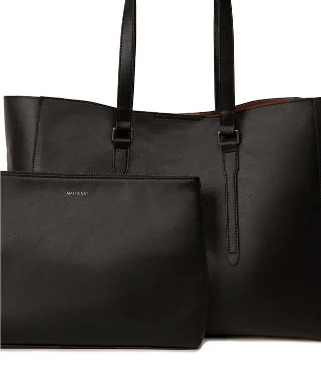 Matt & Nat Arbor Emel Tote Tasche Schwarz 14 Zoll