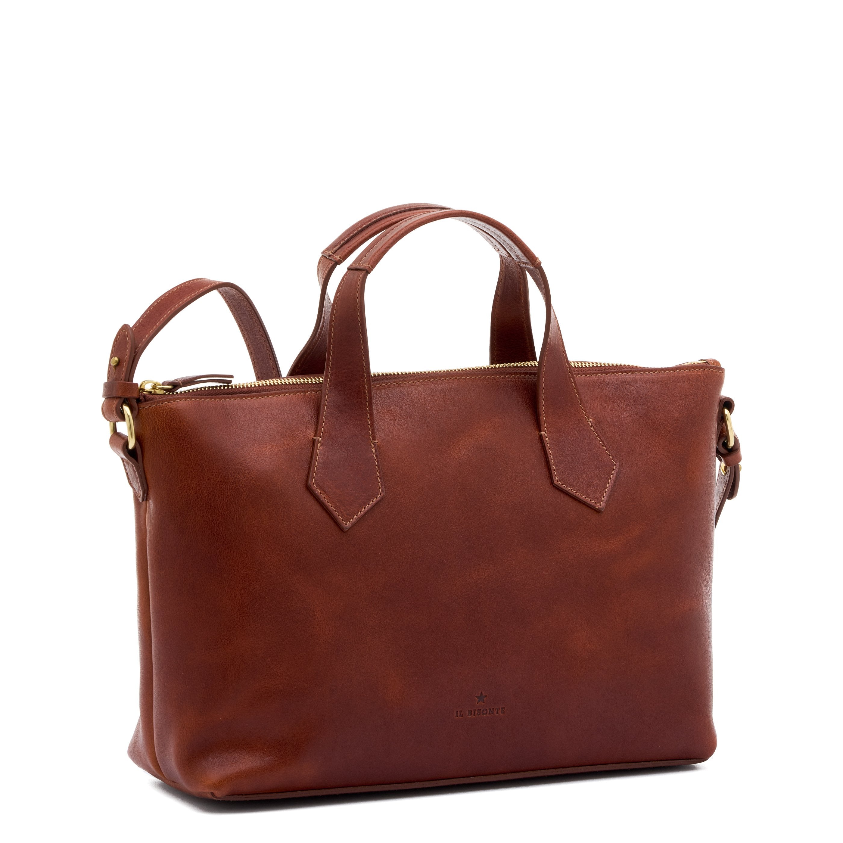 Il Bisonte Le Laudi Handtasche Sepia Vollleder
