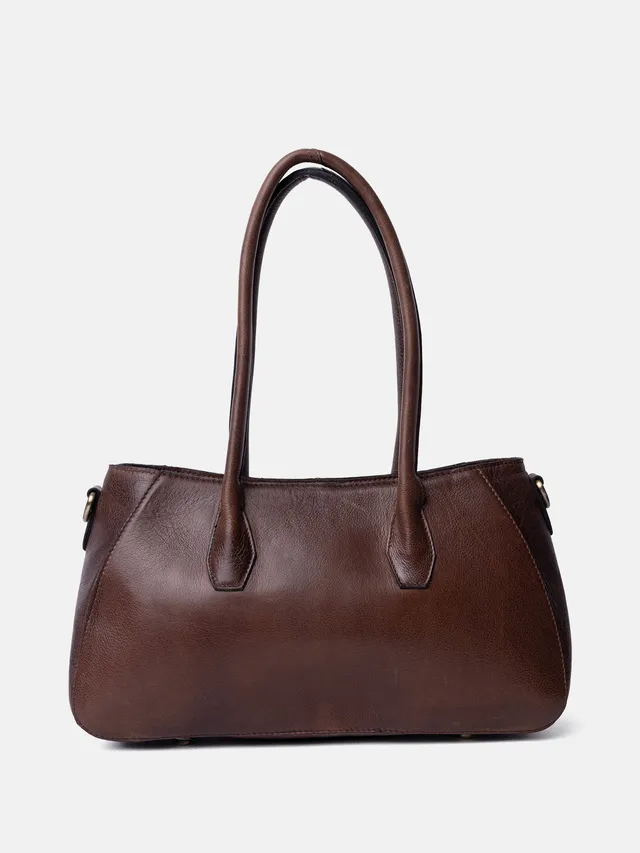 RE:DESIGNED Silje Small Handtasche Woodsmoke Leder
