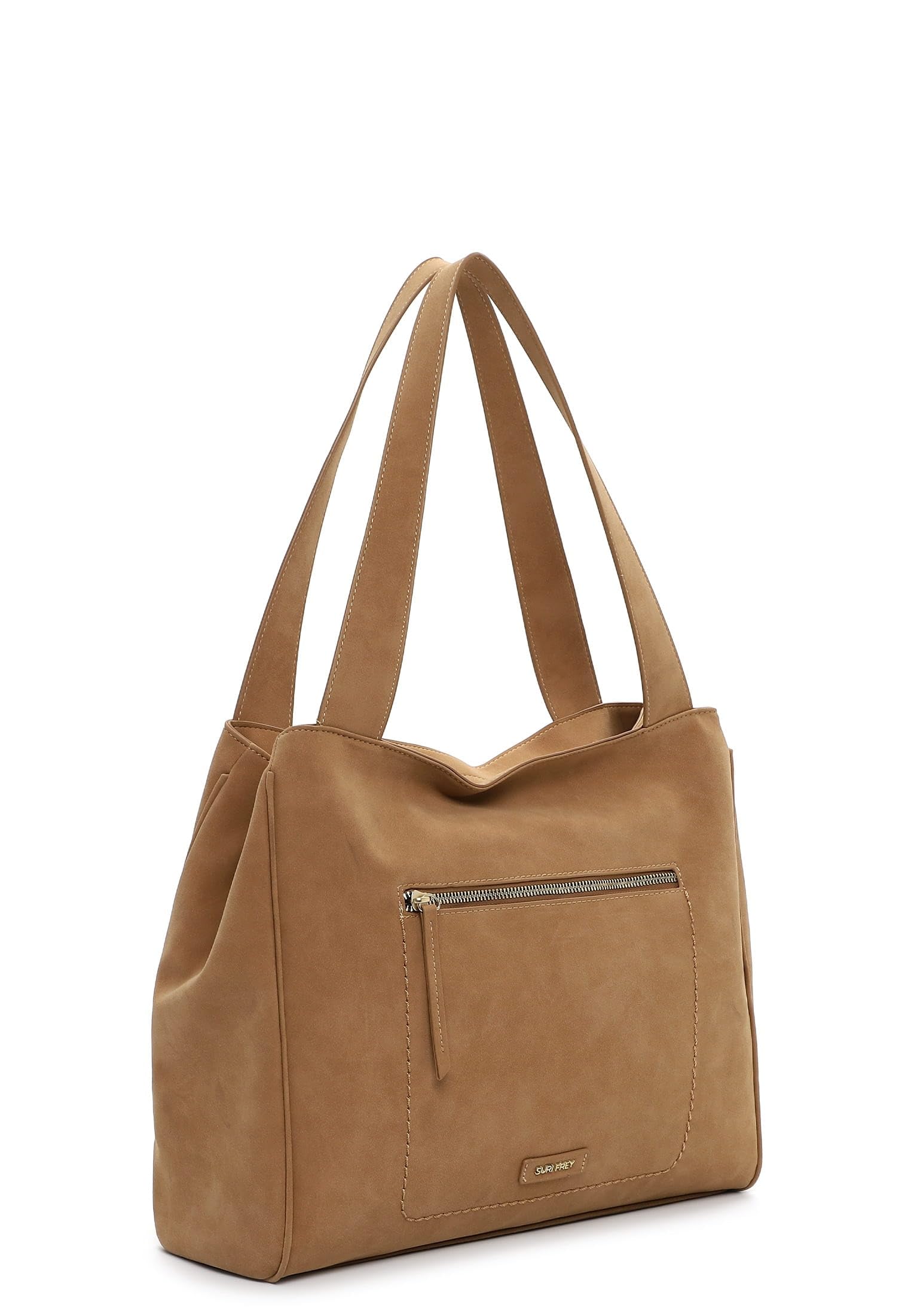 SURI FREY Christy 16974 Shopper Sahara Velour-Optik