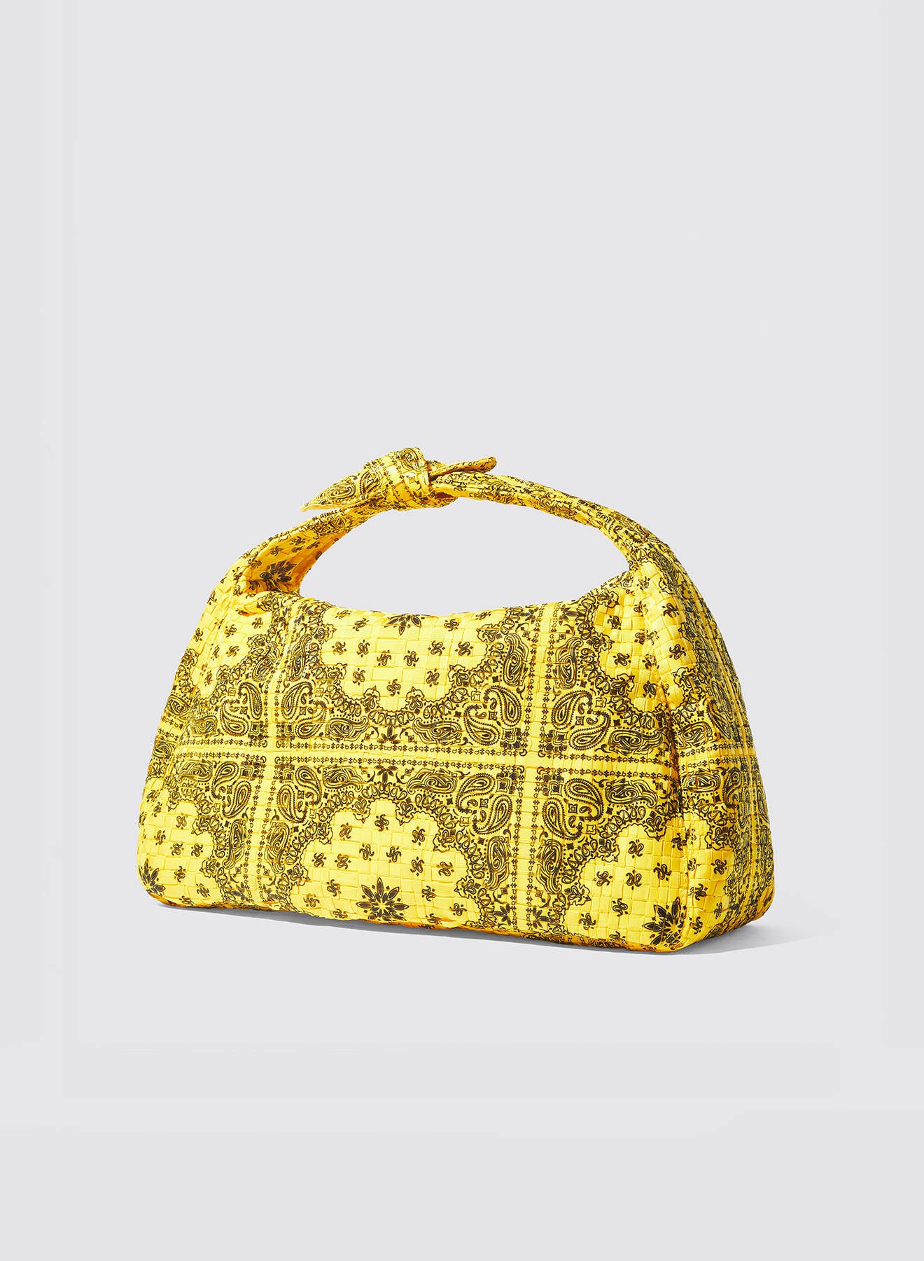 Maria la Rosa Bandana Bound Tasche Weiß bedruckt