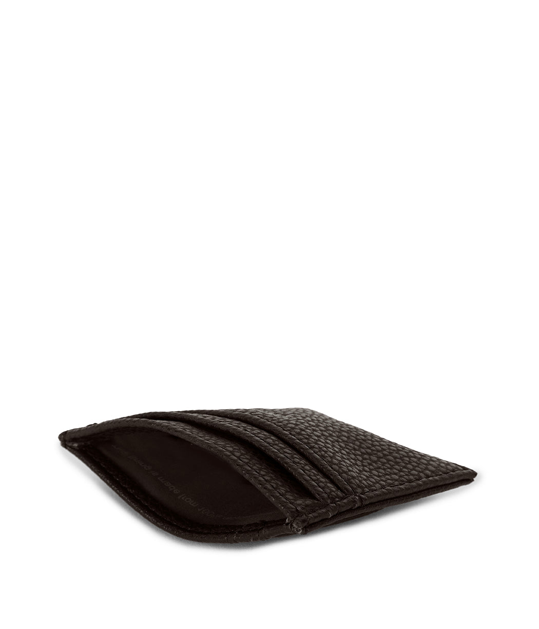 Matt & Nat Max Grain Kartenetui Schwarz 5 Fächer